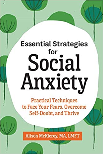 Essential Strategies for Social Anxiety, by Alison McKleroy book cover