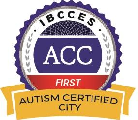 IBCCES First Autism Certified City badge