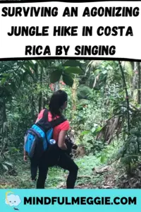 The only thing on my mind was food. So, here was how I used the power of singing to cope with the difficult jungle hike back to the cafeteria. #costarica #jungle #junglehike #rainforest #rainforesthike #tropicalrainforest #singing #sing #song #songs #hiking #junglehiking