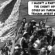 A black and white photo of the Vietnamese boat people war refugees crammed on a small boat out at sea. Photo taken in 1982. A comic text bubble says, "I wasn't a part of the event! How could my parents' trauma affect me?" Image by Welcome to all and thank you for your visit ! ツ from Pixabay